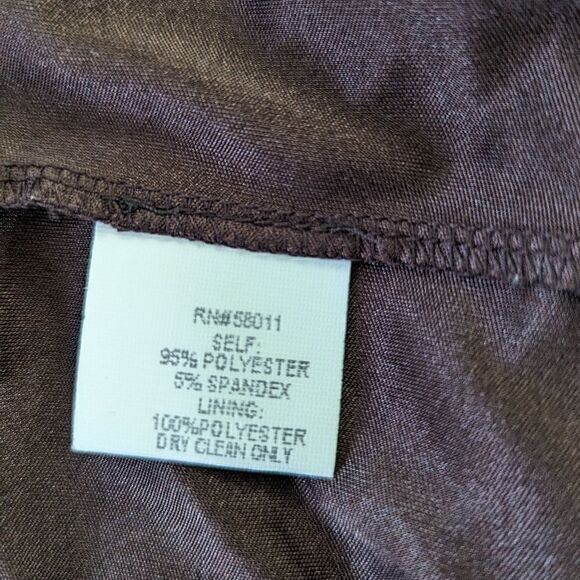 David Meister Criss-Cross Tortoiseshell Dress 8 Y2K Coquette Girl Whimsigoth - Picture 10 of 10